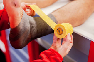 Howies Hockey Athletic Pro Grade Sports Pre-Wrap Tape - 3 Rolls - Red