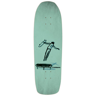 The Heated Wheel Skateboard Deck Christ Air 9.5" x 32"