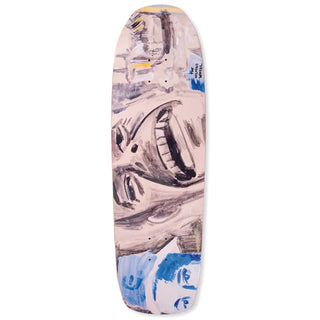 The Heated Wheel Skateboard Deck Funny You Say 9.5" x 32"