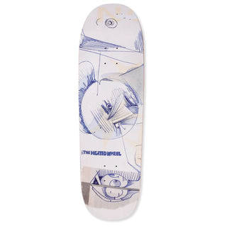 The Heated Wheel Skateboard Deck Gary's Right (Slick) 9.25" x 32"