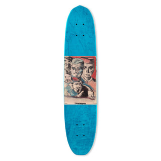 The Heated Wheel Skateboard Deck Queensland Polarizer with Trucks Included