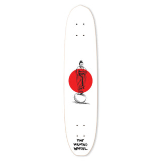 The Heated Wheel Skateboard Deck Kimono Polarizer with Trucks Included