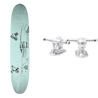 The Heated Wheel Skateboard Deck Polarizer Freeriders with Trucks Included