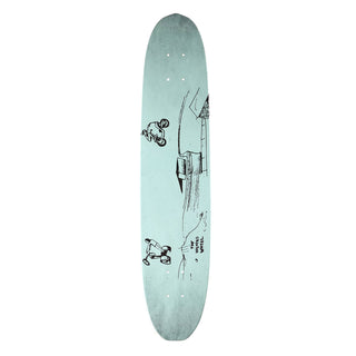 The Heated Wheel Skateboard Deck Polarizer Freeriders Retro Cruiser