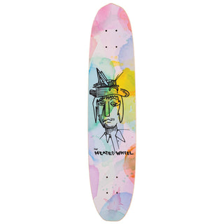 The Heated Wheel Skateboard Deck Polarizer Grasshopper Guy Retro Cruiser