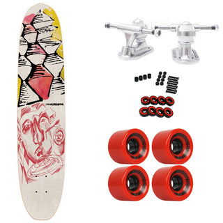 The Heated Wheel Skateboard Complete Polarizer Sorry Burt Retro Cruiser