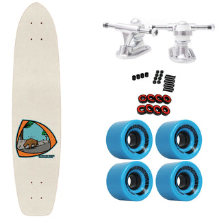 The Heated Wheel Skateboard Complete Polarizer Mini Mauler Retro Cruiser