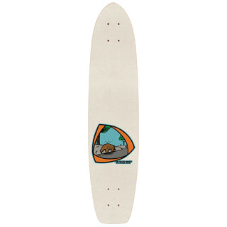 The Heated Wheel Skateboard Deck Polarizer Mini Mauler Retro Cruiser