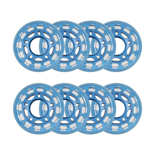 Player's Choice Roller Hockey Wheels - 5-Spoke Hub 60mm 78A Blue (8-Pack)