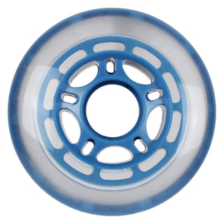 Player's Choice Roller Hockey Wheels - 5-Spoke Hub 76mm 78A Blue (8-Pack)
