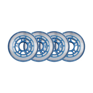 Player's Choice Roller Hockey Wheels - 5-Spoke Hub 76mm 78A Blue (4-Pack)
