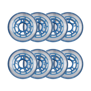 Player's Choice Roller Hockey Wheels - 5-Spoke Hub 76/80 HiLo 78A Blue (8-Pack)