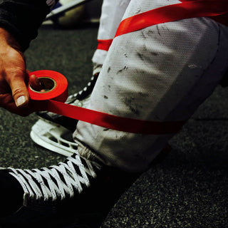 Howies Hockey Colored Shin Pad Tape 1" x 30yd Red