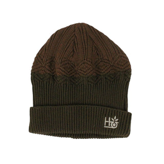 Habitat Skateboard Beanie Small Logo Fold Two-Tone Brown