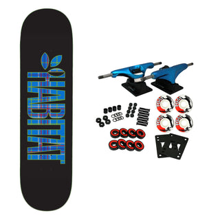 Habitat Skateboard Complete Apex Twin Textile Black 8.375" x 32.25"