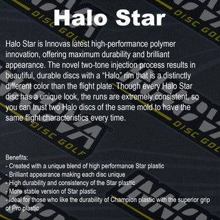 Innova Disc Golf Halo Star Beast Distance Driver 10/5/-2/2 Green Yellow/Green Shatter 165 grams