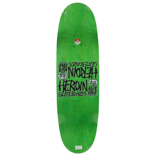 Heroin Premium Skateboard Complete Hard Boiled Egg Symmetrical Ft. Krux/Slime Balls/Quantum