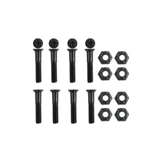 Independent Skateboard Package - 149 (8.5") Trucks, Powell Peralta Mini-Cubic Black Wheels, Bones Reds
