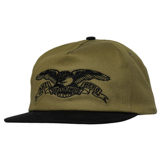Anti Hero Skateboards Hat Basic Eagle Tan/Black Snapback