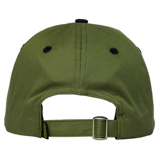 Krooked Skateboards Hat Brush Skript Olive/Black Strapback