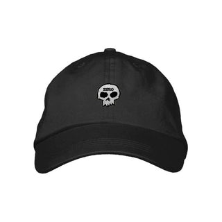 Zero Skateboards Hat Single Skull Dad Strapback Black