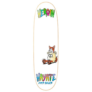 Heroin Skateboard Complete Hayate Fox Egg White 8.75" x 31.4"