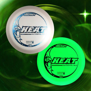 Discraft Disc Golf Glo Z Heat Distance Driver 9/6/-3/1 Glow/Black 170-172g