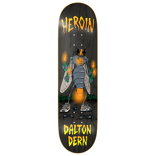 Heroin Skateboard Deck Dalton Dern Bug 8.38" x 32"