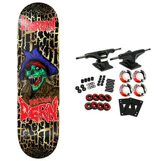 Heroin Skateboard Complete Dalton Dern KO2 Pirate 8.75" x 32.25"