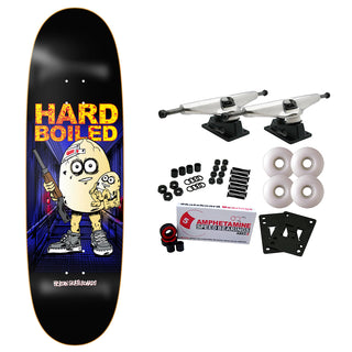 Heroin Skateboard Complete Hard Boiled Egg Symmetrical 9.25" x 32.25"