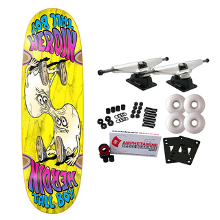 Heroin Skateboard Complete Merged Tall Boy (Assorted) 10.25" x 32.2"