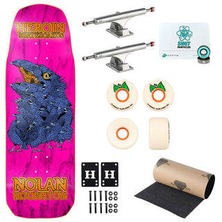 Heroin Premium Skateboard Complete Houghton Crow (Assorted) Ace/OJ/Quantum