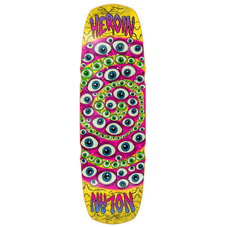 Heroin Skateboard Deck Nolan Houghton Spiralize 9.5" x 32"