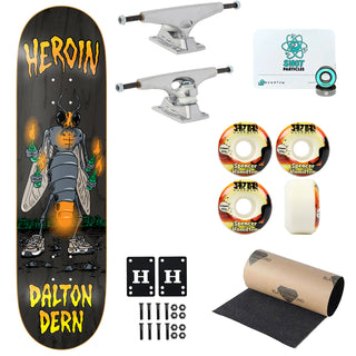 Heroin Premium Skateboard Complete Dalton Dern Bug (Assorted) Ft. Krux/Satori/Quantum