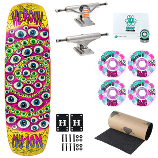 Heroin Premium Skateboard Complete Nolan Houghton Spiralize (Assorted) Ft. Independent/Snot/Quantum