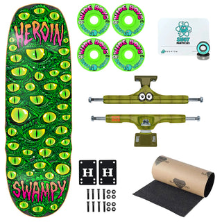 Heroin Premium Skateboard Complete Swampy Eyes Ft. Slappy/Snot/Quantum