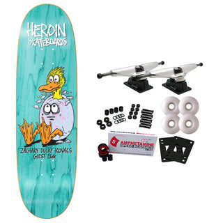 Heroin Skateboard Complete Ducky Guest Egg (Assorted) Assorted 9.125" x 32"