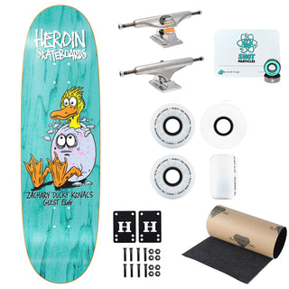 Heroin Premium Skateboard Complete Ducky Guest Egg (Assorted) Independent/Ricta/Quantum