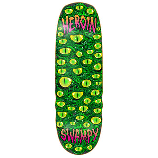 Heroin Skateboard Deck Swampy Eyes 10" x 32.6"
