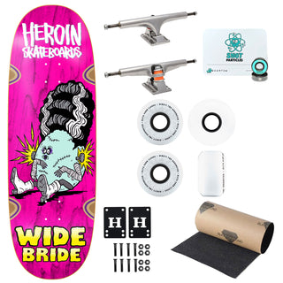 Heroin Premium Skateboard Complete Wide Bride (Assorted) Independent/Ricta/Quantum
