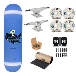 Hockey Premium Upgrade Skateboard Board of Health 8.5" Krux Trucks, SML Wheels, Independent Bearings