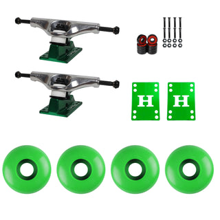 Core Hollow Truck and Wheel Package - 5.5 (8.25) / Green