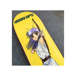 Hook Ups Skateboard Complete 30 Year Anniversary Archer Girl 7.5" x 31"