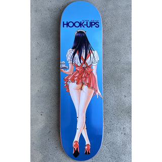 Hook Ups Skateboard Deck Waitress in Trouble 8.25" x 32.25"