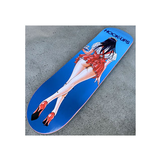 Hook Ups Skateboard Deck Waitress in Trouble 8.25" x 32.25"