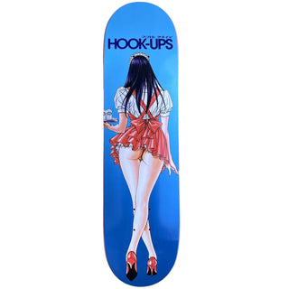 Hook Ups Skateboard Deck Waitress in Trouble 8.25" x 32.25"