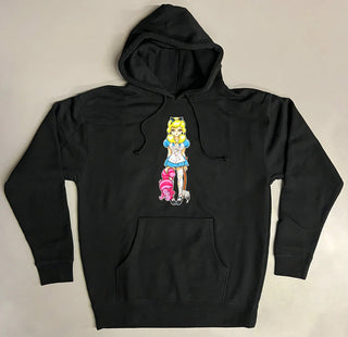 Hook Ups Skateboards Hoody Evil Alice Black