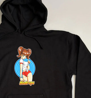 Hook Ups Skateboards Hoody Hitchiking Sakura Black