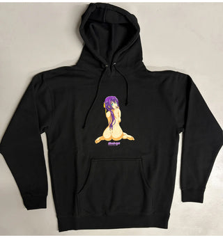 Hook Ups Skateboards Hoody Misaki Black