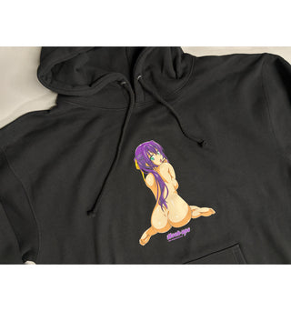 Hook Ups Skateboards Hoody Misaki Black
